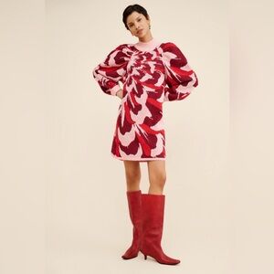 FARM Rio Flower Knit Mini Dress Large
